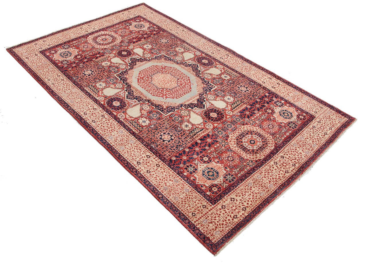 Tappeto Orientale Mamluk fatto a mano, multicolore 282x176cm