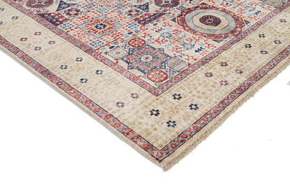 Tappeto Orientale Mamluk fatto a mano, multicolore 206x153cm