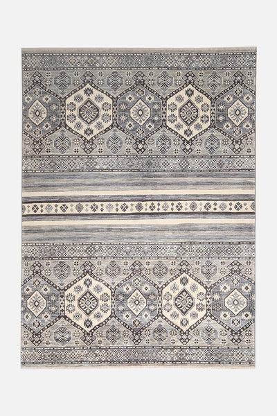 Tappeto Kazak Classico, Grigio, fatto a mano, 202x148cm - CarpetLiving