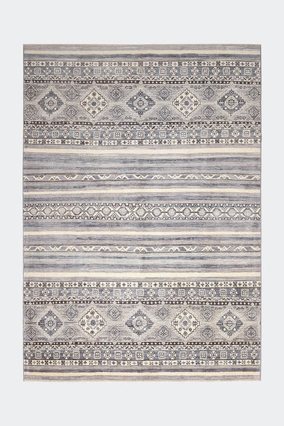 Tappeto Kazak Classico, Grigio, fatto a mano, 232x165cm - CarpetLiving