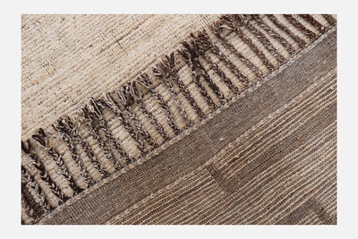 Tappeto design moderno bianco stile berbero, fatto a mano 314x237cm - CarpetLiving
