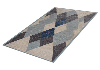 Tappeto design moderno multicolore stile berbero, fatto a mano 304x201cm - CarpetLiving