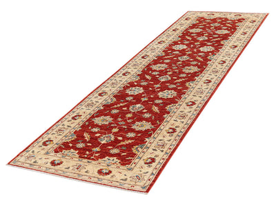 Tappeto Ziegler in Lana, fatto a mano, 301x82cm - CarpetLiving