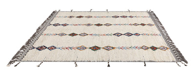 Tappeto berbero tribale multicolore, fatto a mano 238x174cm - CarpetLiving