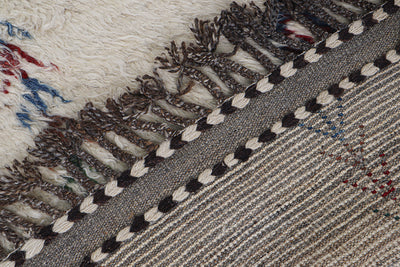 Tappeto berbero tribale multicolore, fatto a mano 238x174cm - CarpetLiving