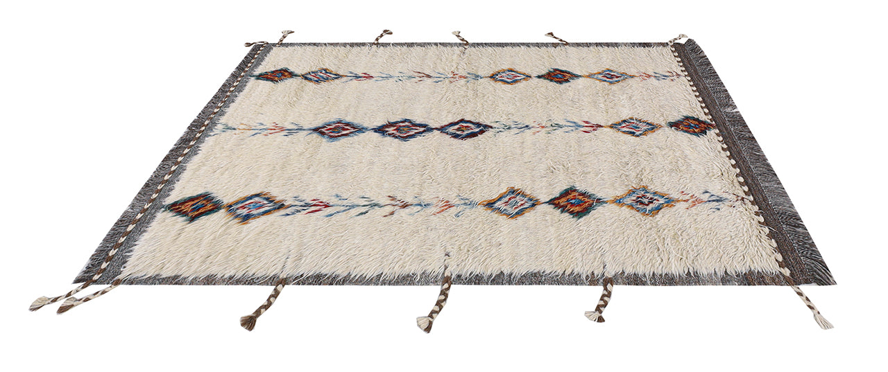 Tribal Berber carpet multi, handmade 179x120cm