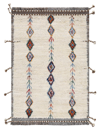 Tappeto berbero tribale multicolore, fatto a mano 177x124cm - CarpetLiving
