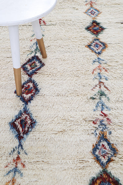 Tappeto berbero tribale multicolore, fatto a mano 177x124cm - CarpetLiving