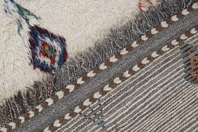 Tappeto berbero tribale multicolore, fatto a mano 177x124cm - CarpetLiving