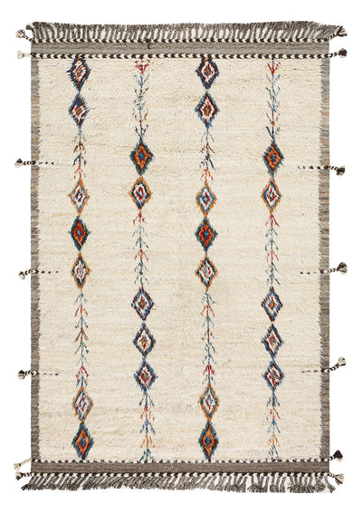 Tappeto berbero tribale multicolore, fatto a mano 254x173cm - CarpetLiving
