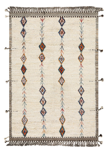 Tribal Berber carpet multi, handmade 254x173cm