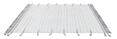 Tappeto design moderno bianco stile berbero, fatto a mano 300x212cm - CarpetLiving