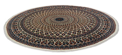 Tappeto rotondo Kazak Classico, Multicolore, fatto a mano, 249x248cm