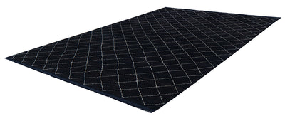 Tappeto design moderno nero stile berbero, fatto a mano 300x189cm - CarpetLiving