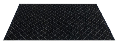 Tappeto design moderno nero stile berbero, fatto a mano 300x189cm - CarpetLiving