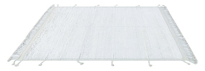 Tappeto design moderno bianco stile berbero, fatto a mano 237x179cm - CarpetLiving