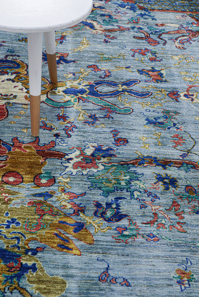 Tappeto Moderno Afghan Dragon, fatto a mano 307x214cm - CarpetLiving
