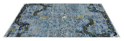 Tappeto Moderno Afghan Dragon, fatto a mano 245x175cm - CarpetLiving