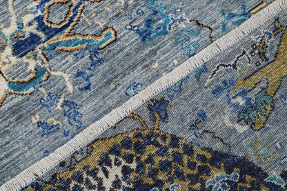 Tappeto Moderno Afghan Dragon, fatto a mano 245x175cm