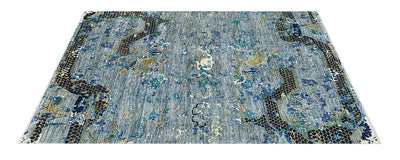 Tappeto Moderno Afghan Dragon, fatto a mano 290x246cm - CarpetLiving