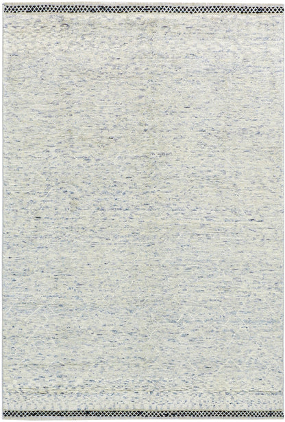 Tappeto design moderno grigio stile berbero, fatto a mano 207x141cm