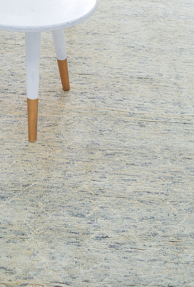 Tappeto design moderno grigio stile berbero, fatto a mano 207x141cm - CarpetLiving
