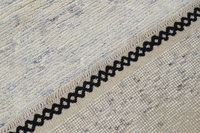 Tappeto design moderno grigio stile berbero, fatto a mano 207x141cm - CarpetLiving
