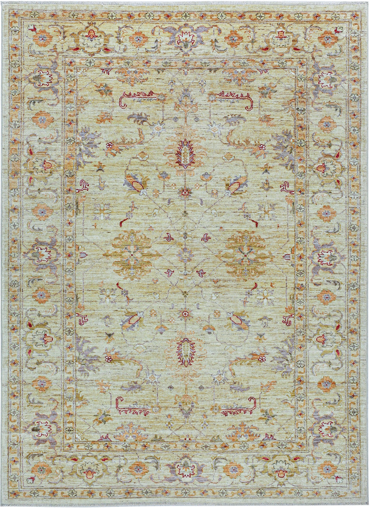 Handmade Premium Ziegler Farahan Wool Rug, 249x178cm