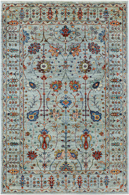 Handmade Ziegler Decorative Floral Rug, 275x175cm