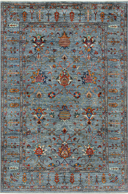 Handmade Ziegler Decorative Floral Rug, 255x174cm