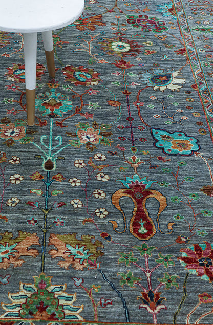 Handmade Ziegler Decorative Floral Rug, 249x180cm