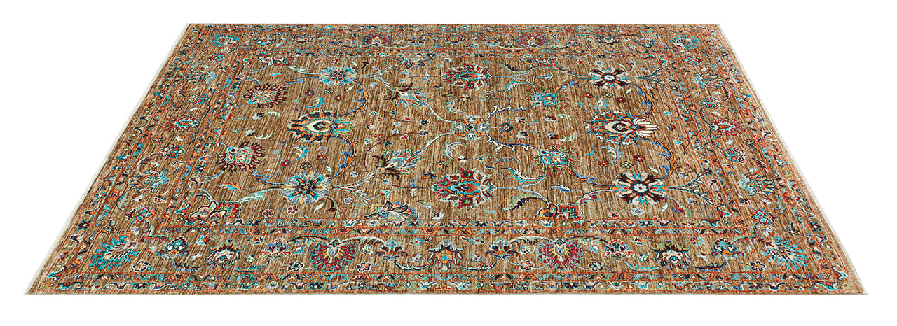 Handmade Ziegler Decorative Floral Rug, 246x170cm