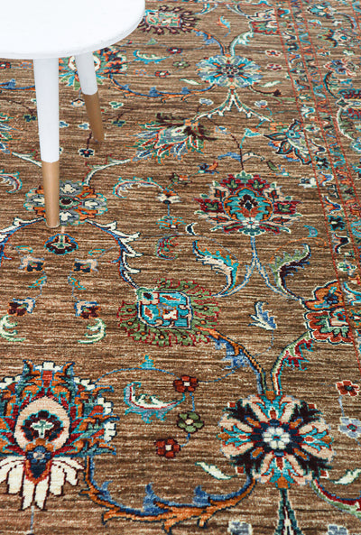 Tappeto Ziegler Decorativo floreale, fatto a mano 246x170cm - CarpetLiving