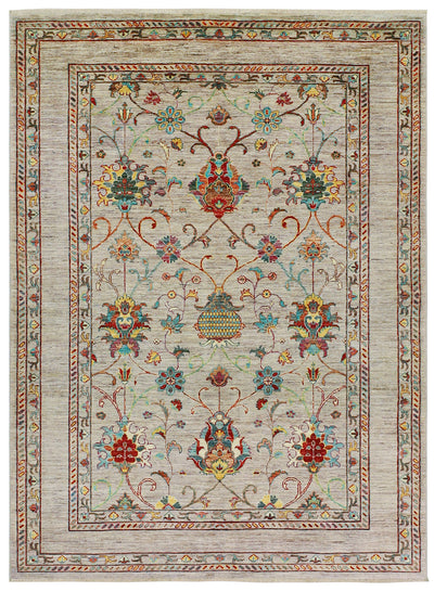 Tappeto Ziegler Decorativo floreale, fatto a mano 205x155cm - CarpetLiving