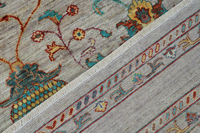 Tappeto Ziegler Decorativo floreale, fatto a mano 205x155cm - CarpetLiving