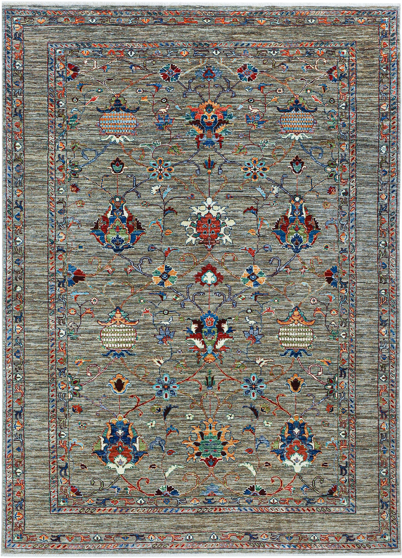 Handmade Ziegler Decorative Floral Rug, 245x175cm