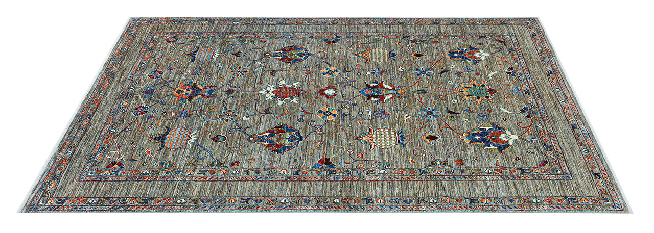 Handmade Ziegler Decorative Floral Rug, 245x175cm