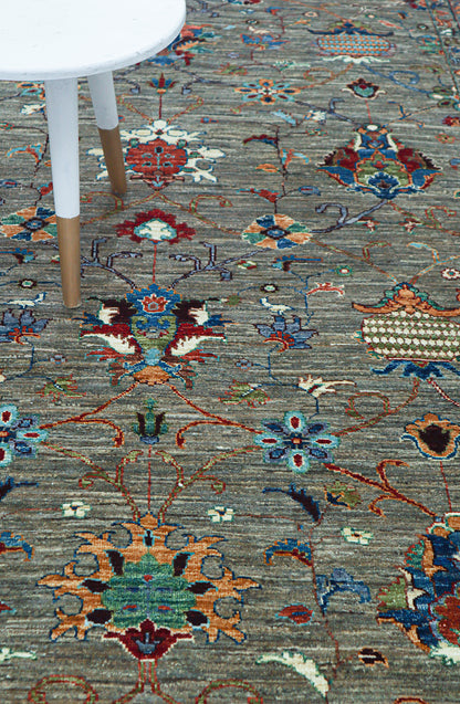 Tappeto Ziegler Decorativo floreale, fatto a mano 245x175cm