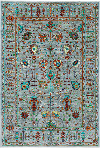 Tappeto Ziegler Decorativo floreale, fatto a mano 251x168cm - CarpetLiving