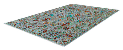 Tappeto Ziegler Decorativo floreale, fatto a mano 251x168cm - CarpetLiving