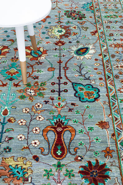 Tappeto Ziegler Decorativo floreale, fatto a mano 251x168cm - CarpetLiving