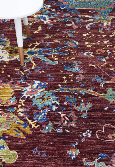 Tappeto Moderno Afghan Dragon, fatto a mano 308x208cm - CarpetLiving