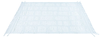 Tappeto design moderno bianco stile berbero, fatto a mano 302x193cm - CarpetLiving