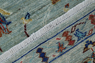 Tappeto Ziegler Decorativo floreale, fatto a mano 246x172cm - CarpetLiving