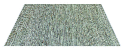 Handmade Afghan Green Wool Rug 193_139 cm