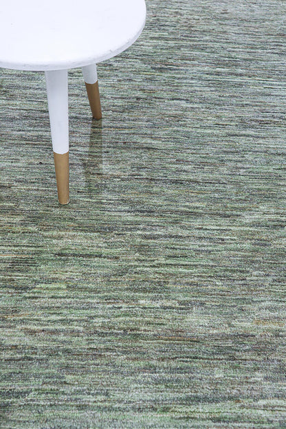 Handmade Afghan Green Wool Rug 193_139 cm
