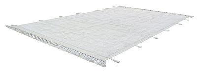 Tappeto design moderno bianco stile berbero, fatto a mano 302x201cm - CarpetLiving