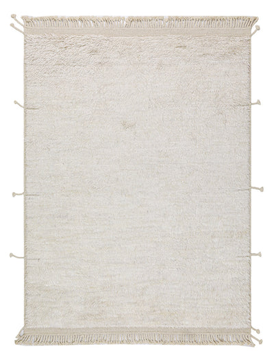 Tappeto design moderno bianco stile berbero, fatto a mano 240x180cm - CarpetLiving
