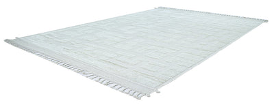 Tappeto design moderno bianco stile berbero, fatto a mano 293x201cm - CarpetLiving
