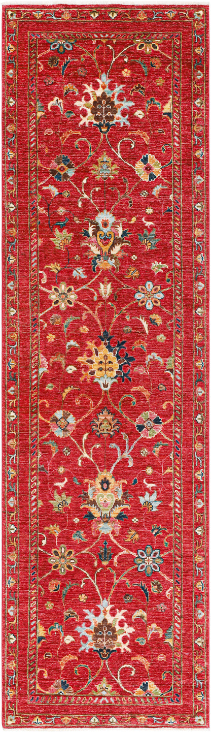 Tappeto Ziegler Decorativo floreale, fatto a mano 301x83cm